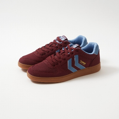 hummel(q)-S HANDBALL PERFEKT SYNTH. SUEDE WINDSOR WINE/FADED DENIM